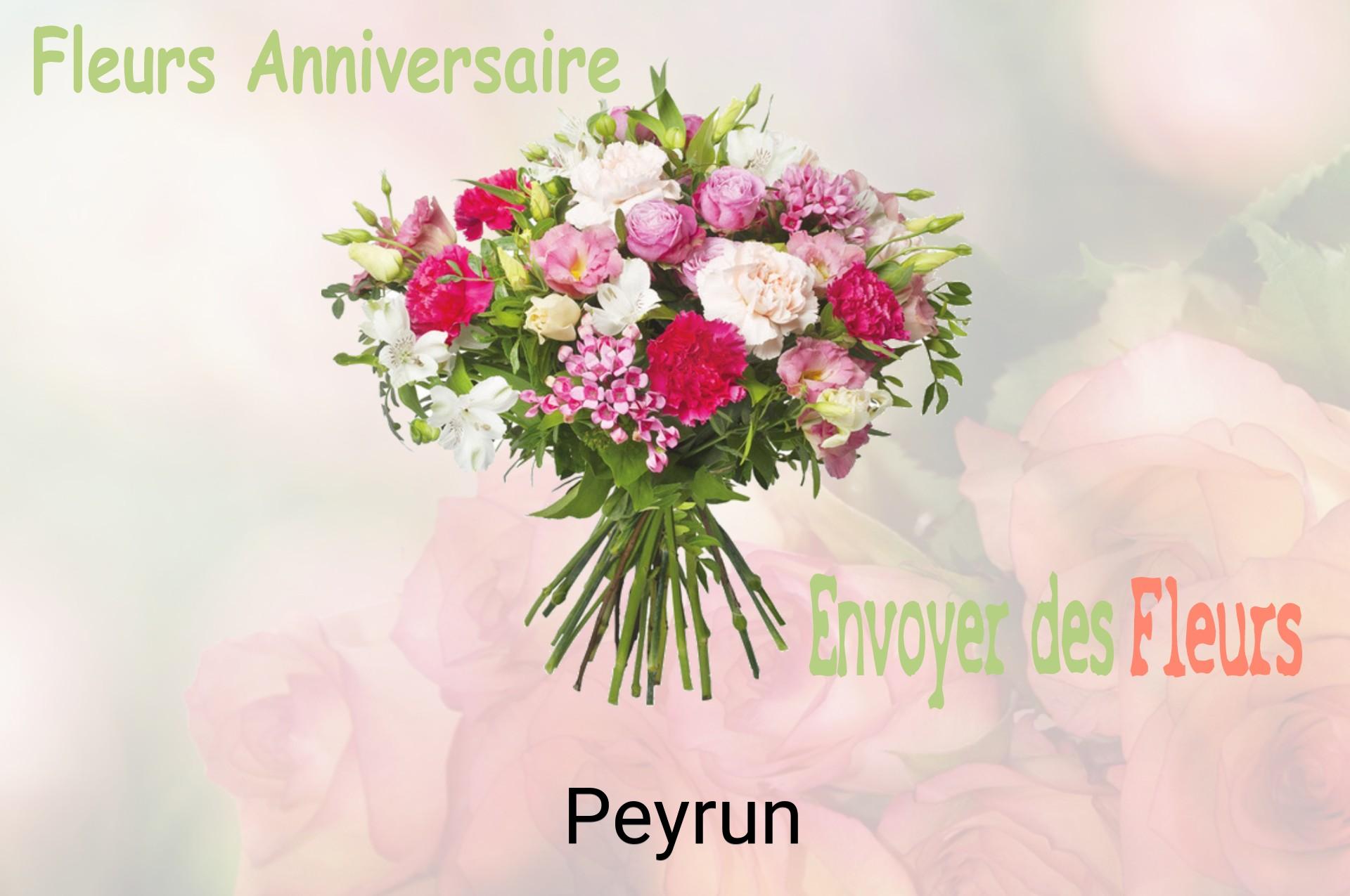 Bouquet de fleurs d’anniversaire livré à Peyrun