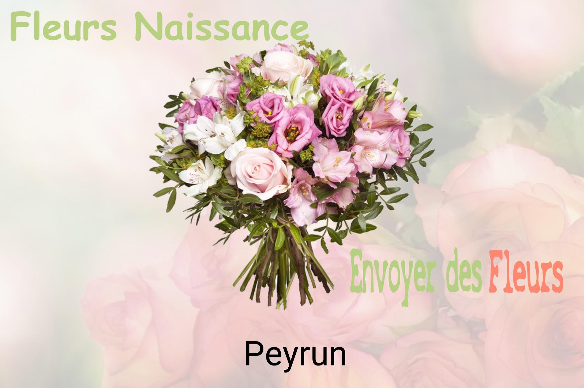 Bouquet de fleurs de naissance livré à Peyrun